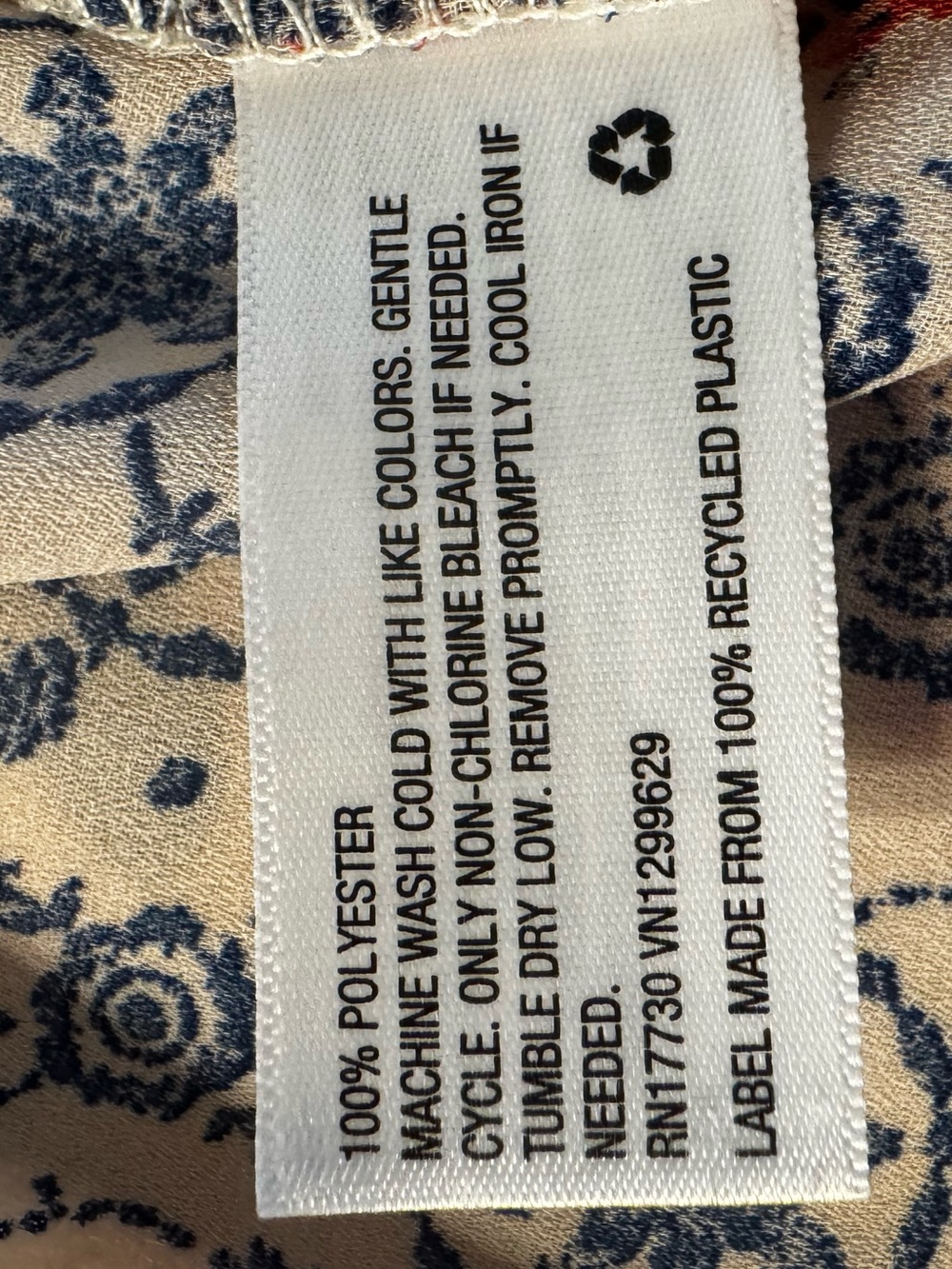 Knox Rose Boho Patchwork Sleeveless Tunic Top M Mixed Print Floral Festival C4 - Picture 7 of 7